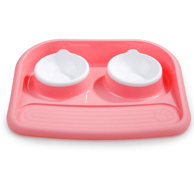 Eco-Friendly Dual-Purpose Pet Bowl - Non-Slip, Anti-Knock Design For